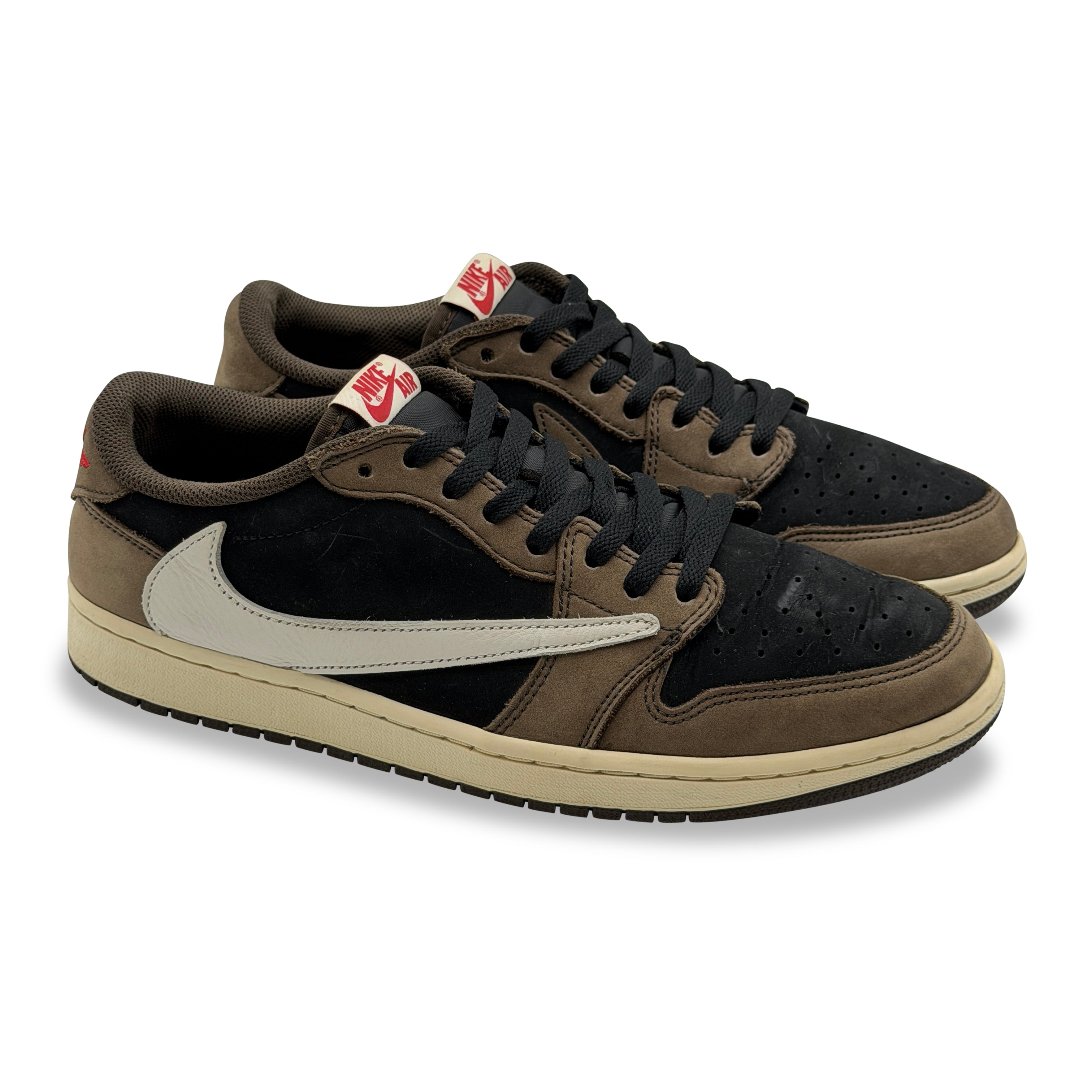 スニーカー jordan 1 travis mocha 29cm us11 11 US - JORDAN 1 LOW TRAVIS SCOTT MOCHA W BOX 2019 – curatedvan