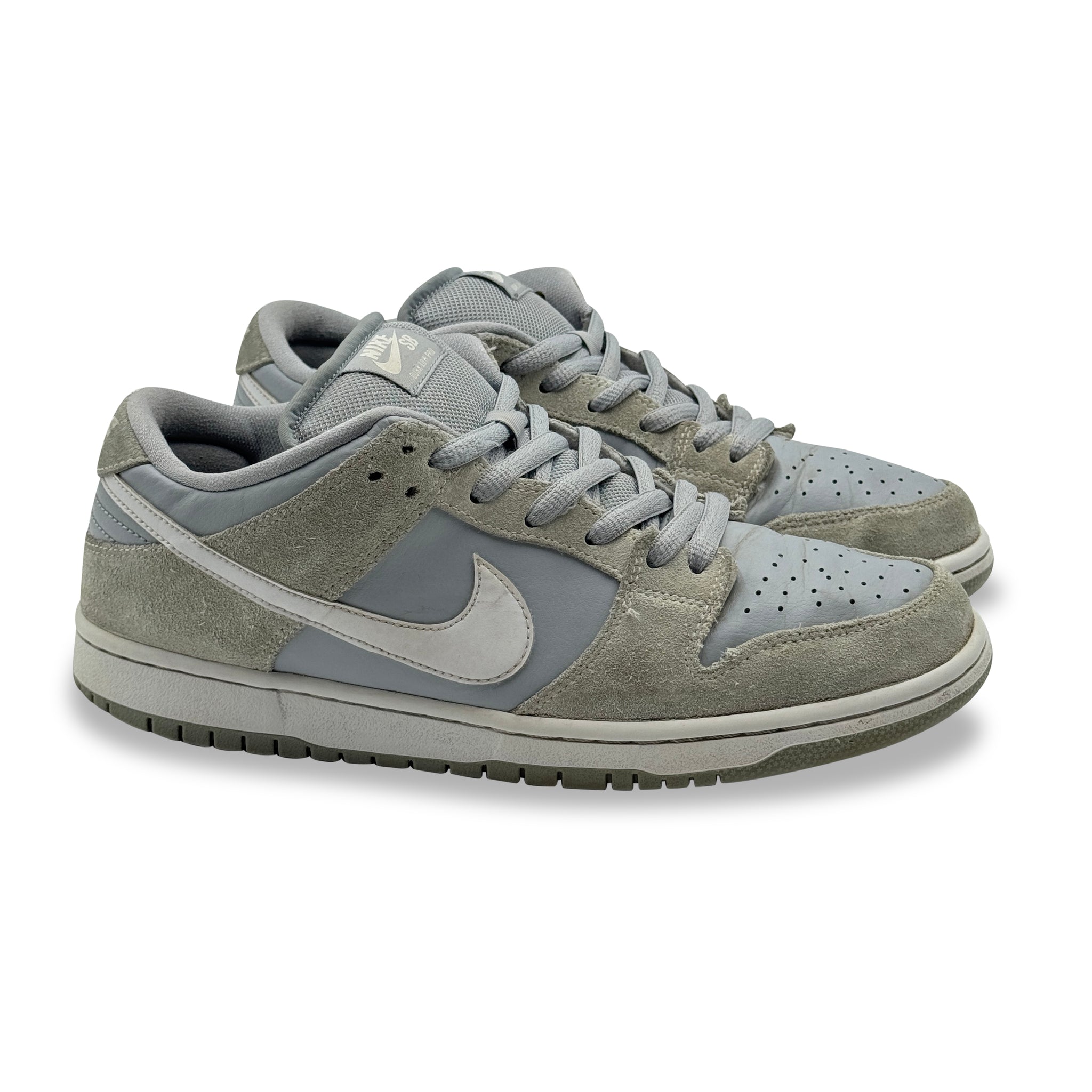 10.5  US - NIKE SB DUNK LOW SUMMIT WHITE WOLF GREY 2018