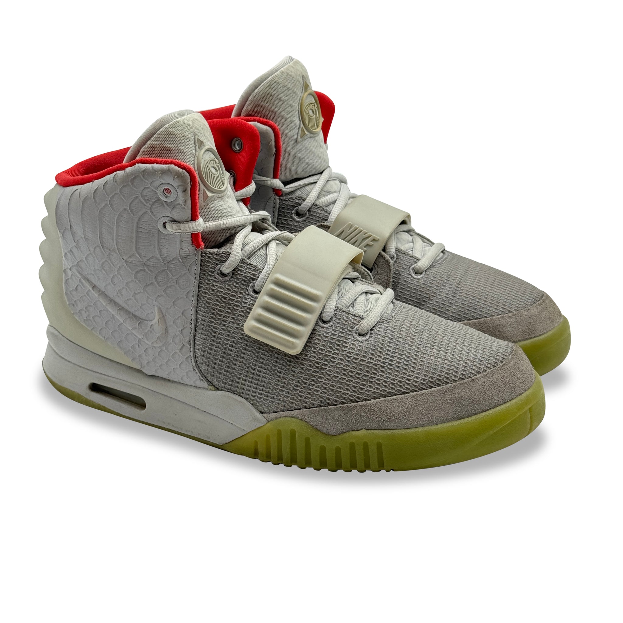 11 US - NIKE AIR YEEZY 2 PLATNIUM W BOX 2014