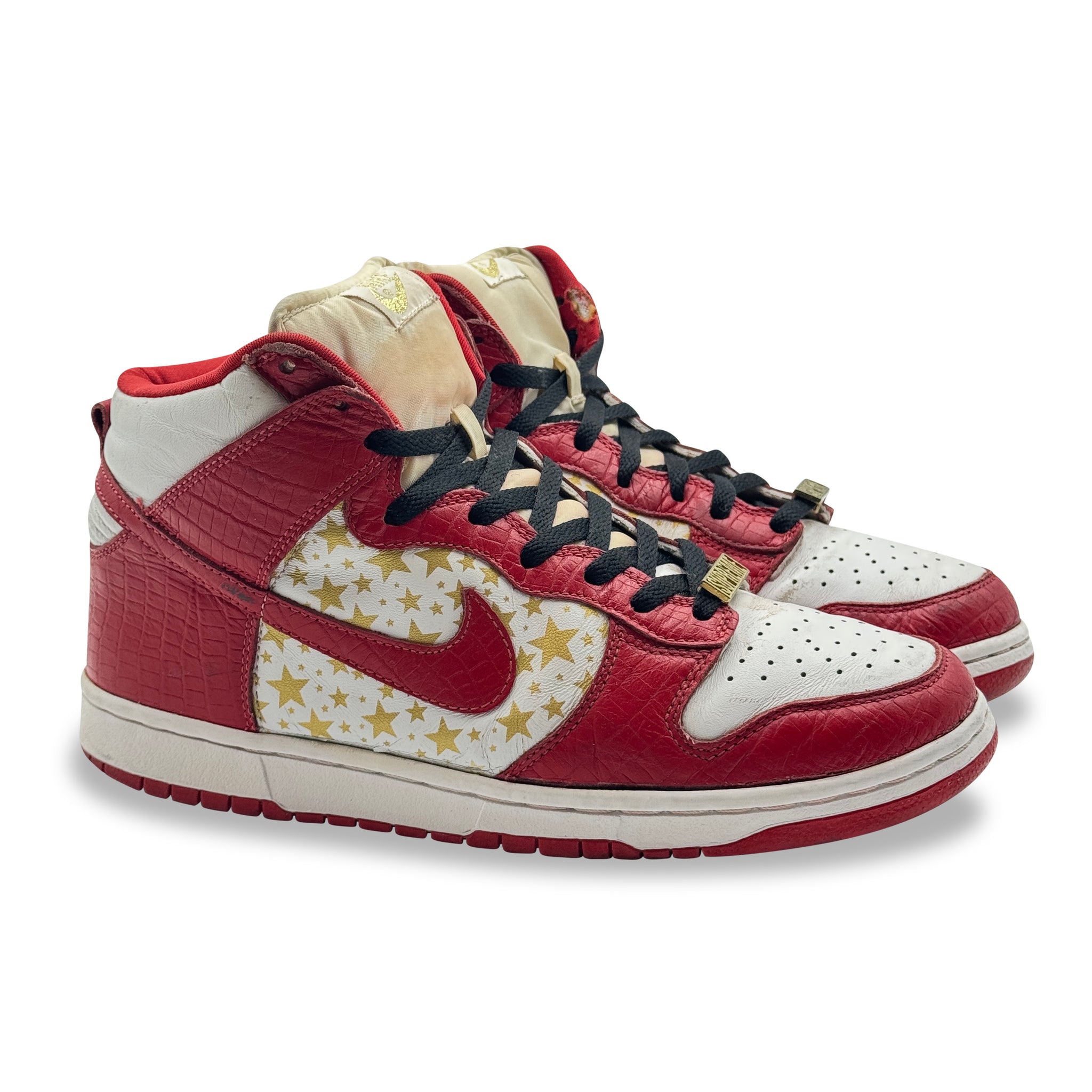 10 US - NIKE SB DUNK HIGH RED SUPREME STARS 2003