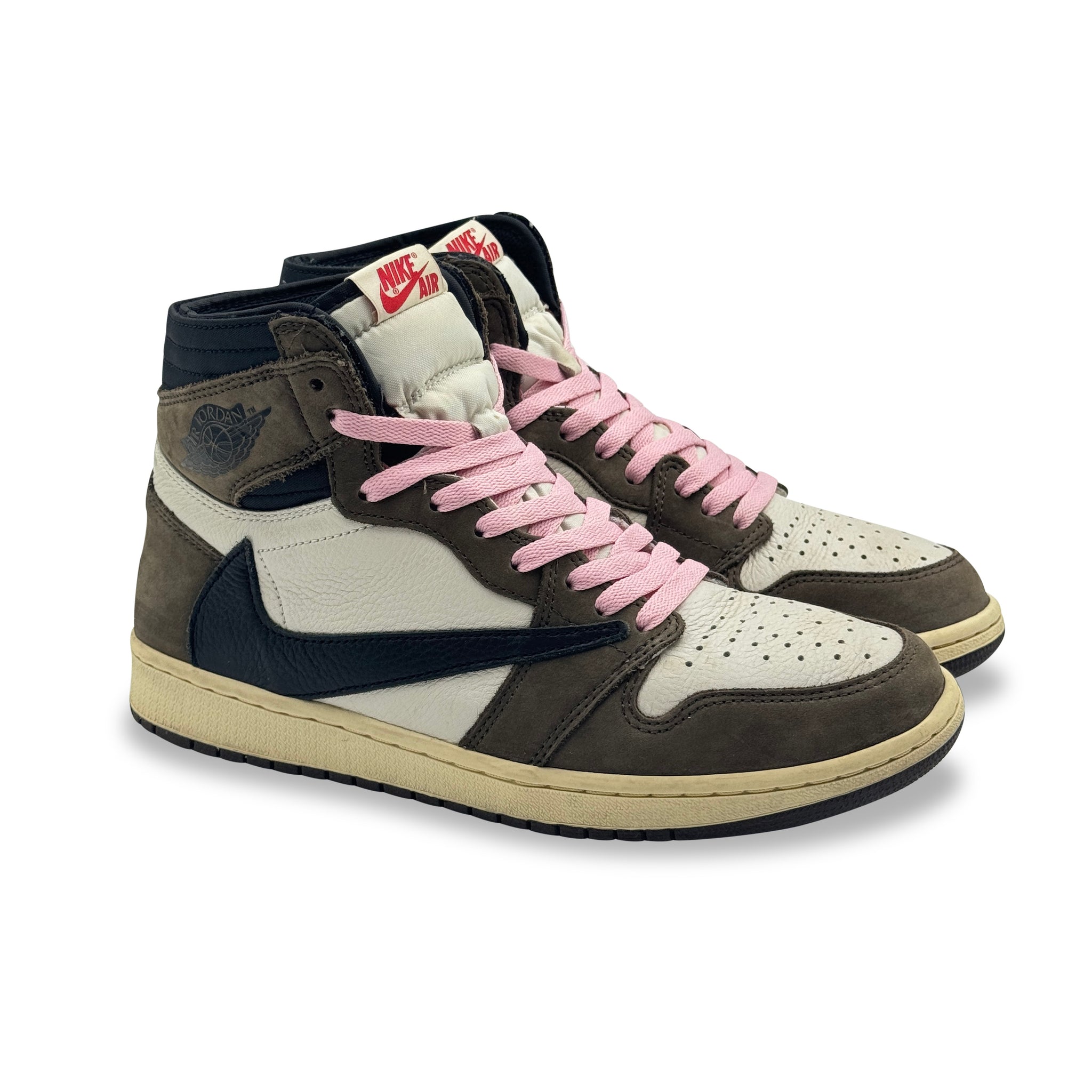 9 US - JORDAN 1 HIGH TRAVIS SCOTT MOCHA W BOX 2019