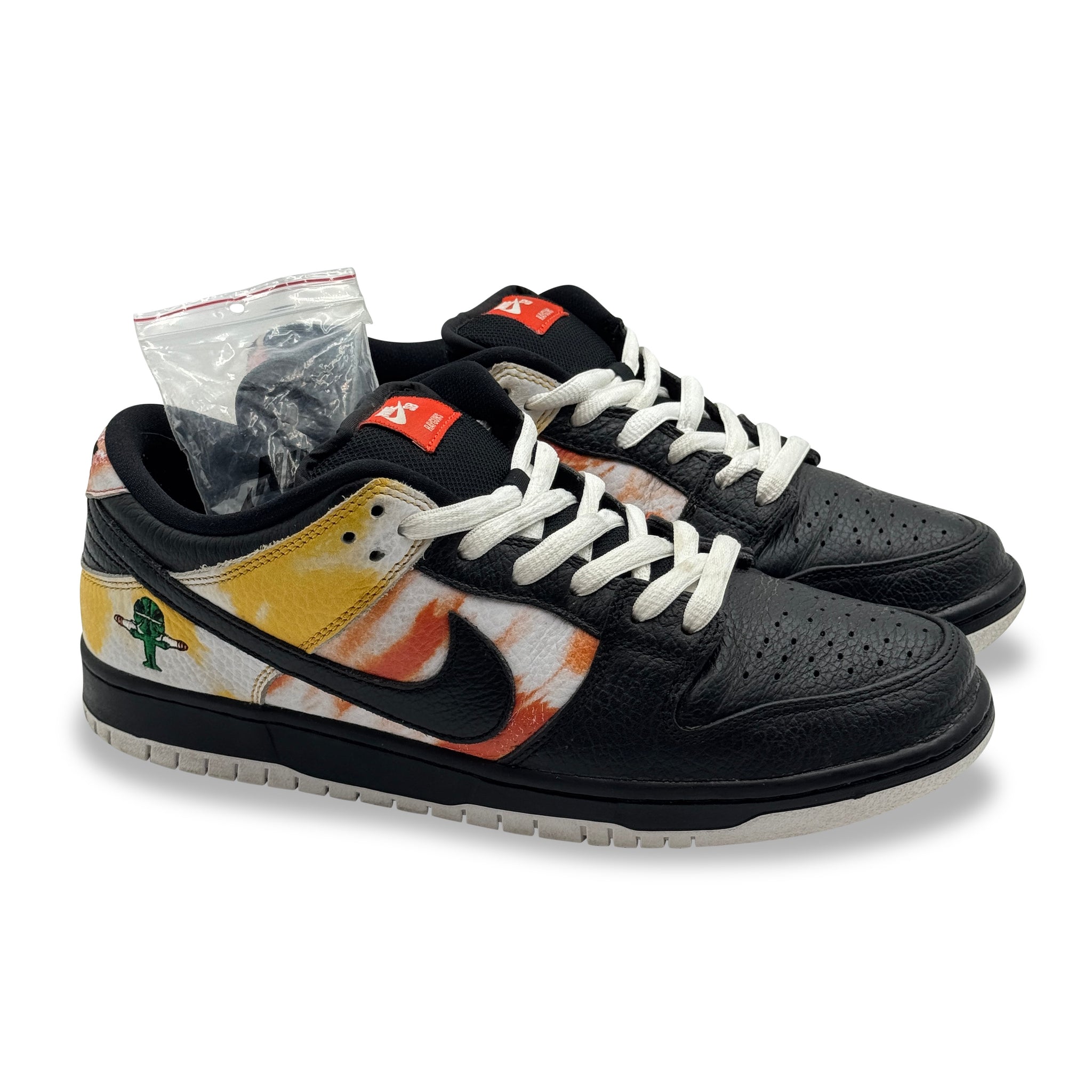 10 US - NIKE SB DUNK LOW RAYGUN TIE-DYE BLACK W BOX 2019 – curatedvan