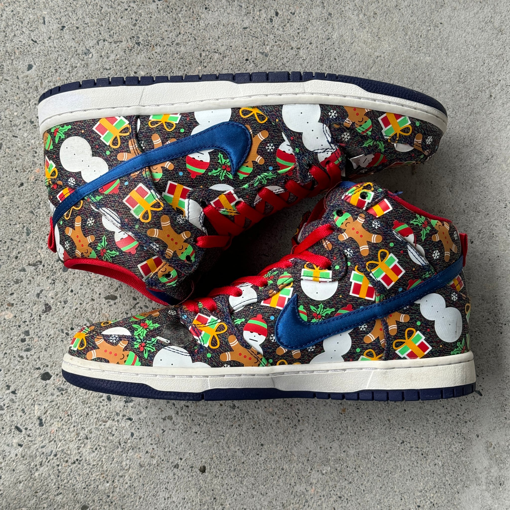 10 US - NIKE SB DUNK HIGH CONCEPTS UGLY CHRISTMAS SWEATER 2017