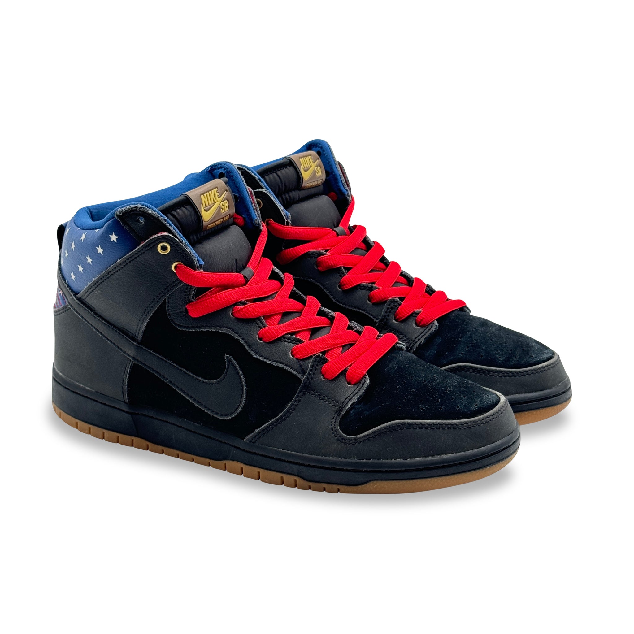 12 US - NIKE SB DUNK HIGH CAPTAIN AMERICA W BOX 2014