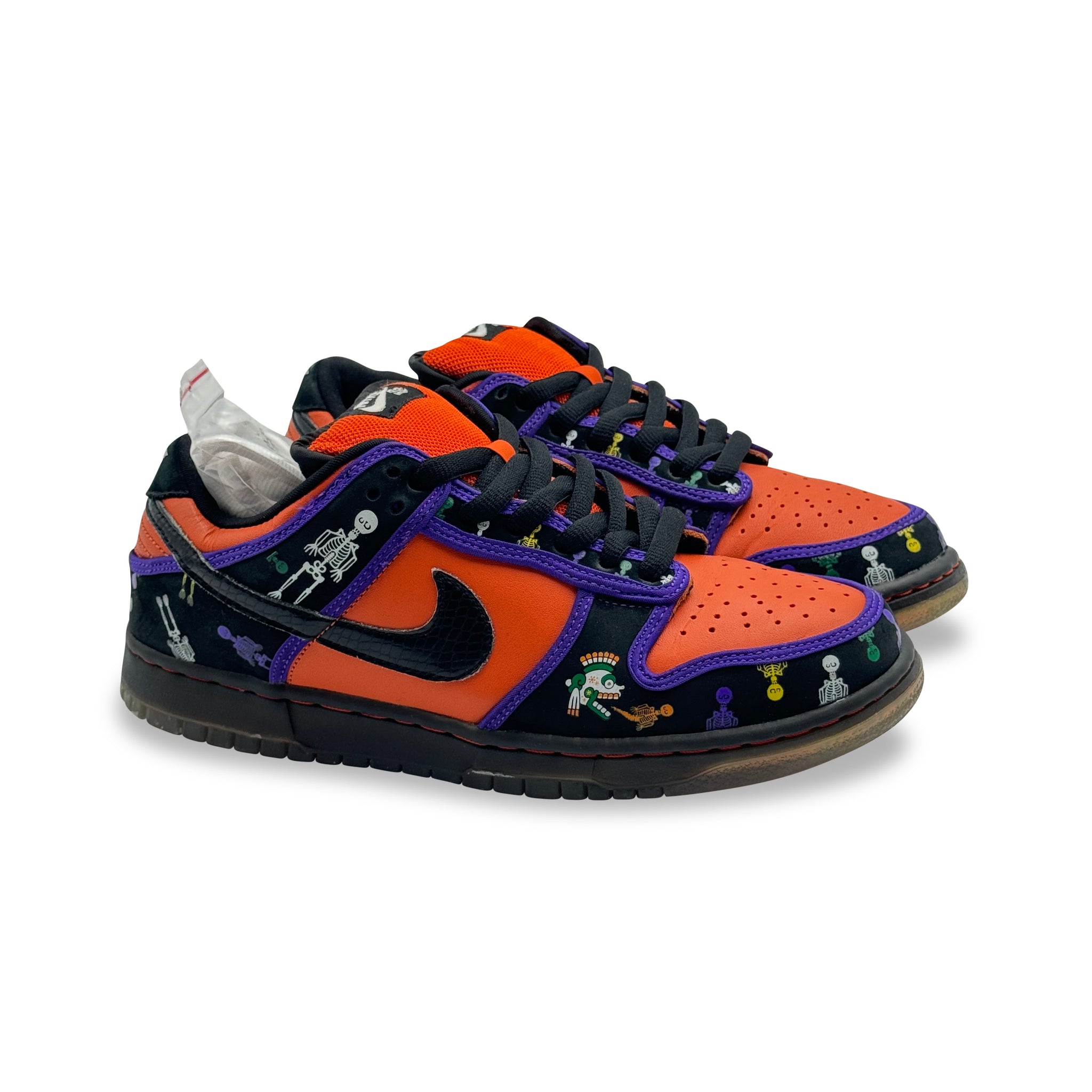 8.5 US - NIKE SB DUNK LOW DAY OF THE DEAD W BOX 2006