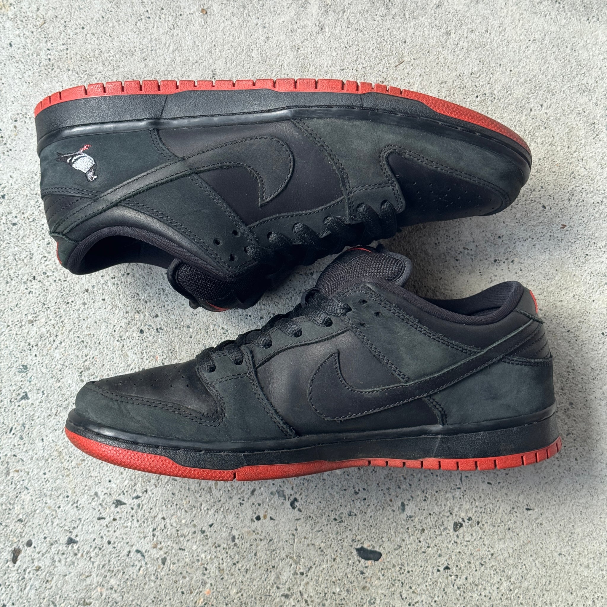 9.5 US - NIKE SB DUNK LOW STAPLE BLACK PIGEON W BOX 2017