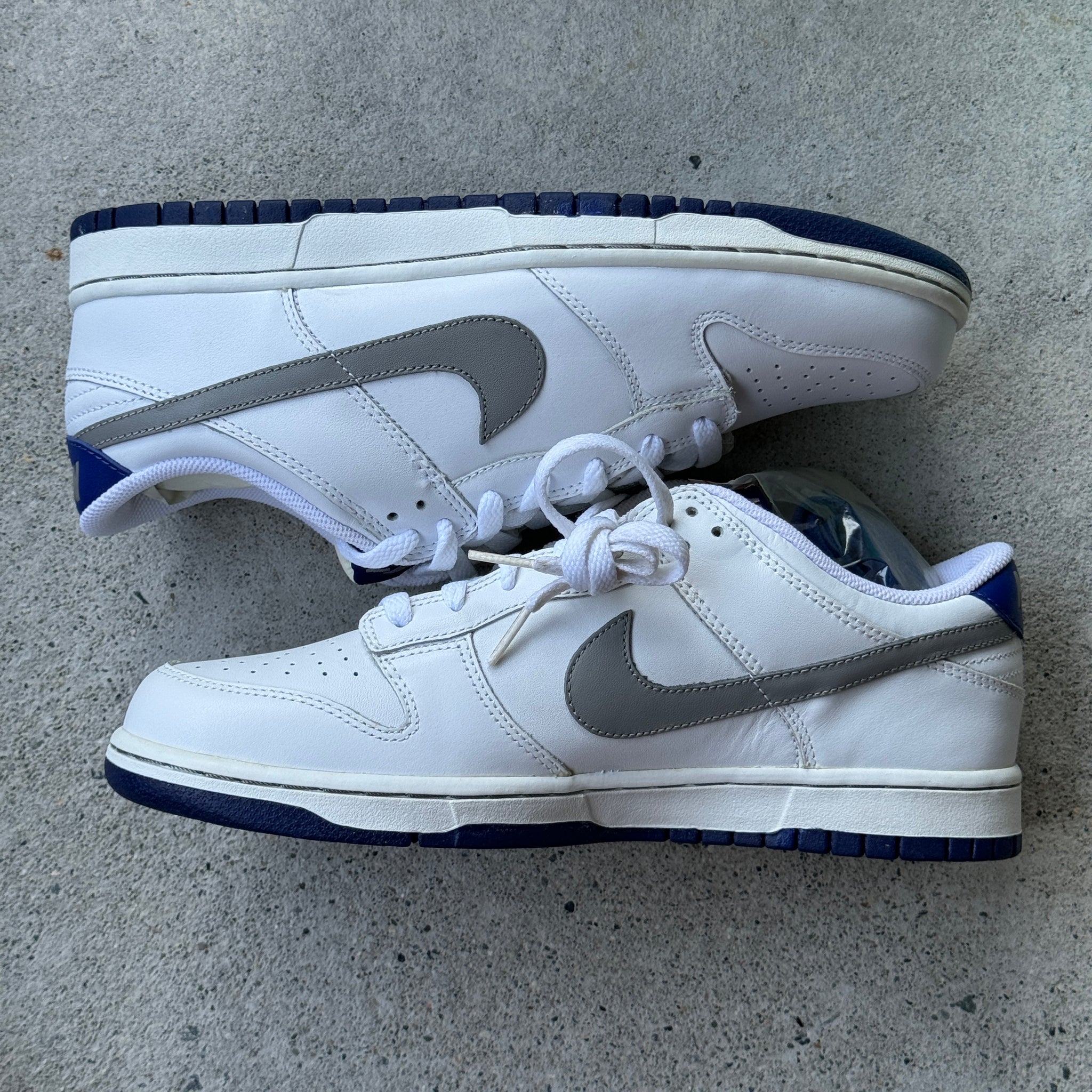10 US - DS NIKE DUNK LOW WHITE CHARCOAL W BOX 2005