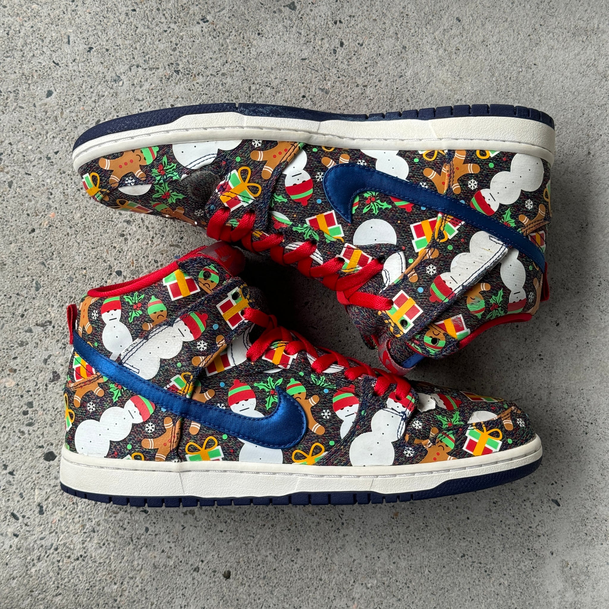 10 US - NIKE SB DUNK HIGH CONCEPTS UGLY CHRISTMAS SWEATER 2017