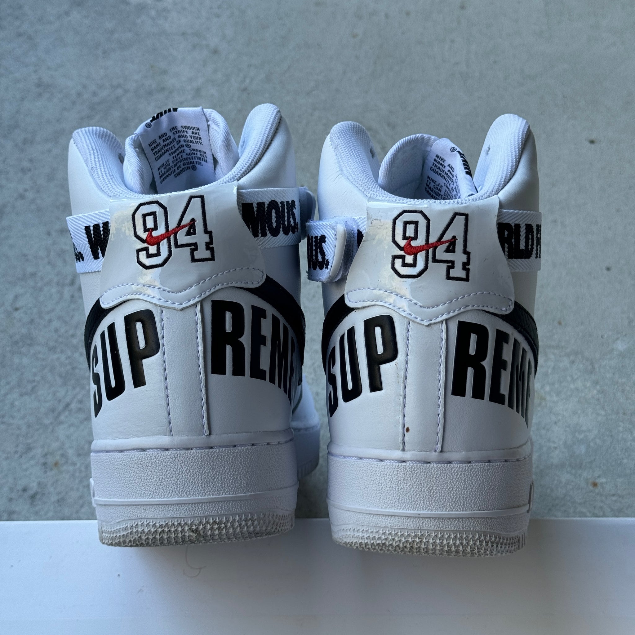 13 US - NIKE AIR FORCE 1 HIGH SUPREME WORLD FAMOUS W BOX 2014