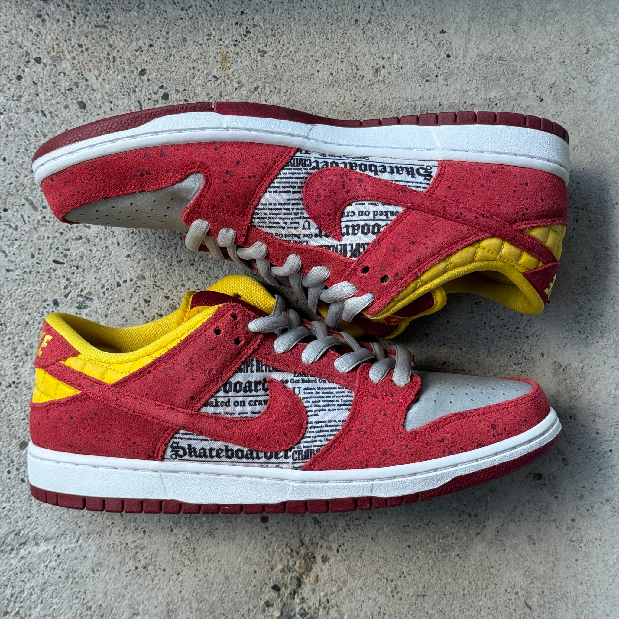 9 US - DS NIKE SB DUNK LOW CRAWFISH W BOX 2014