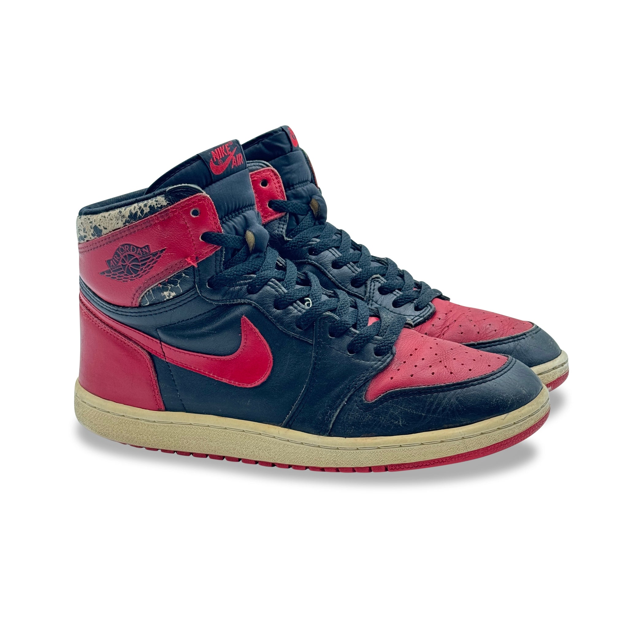 13 US - JORDAN 1 BLACK/RED 1985