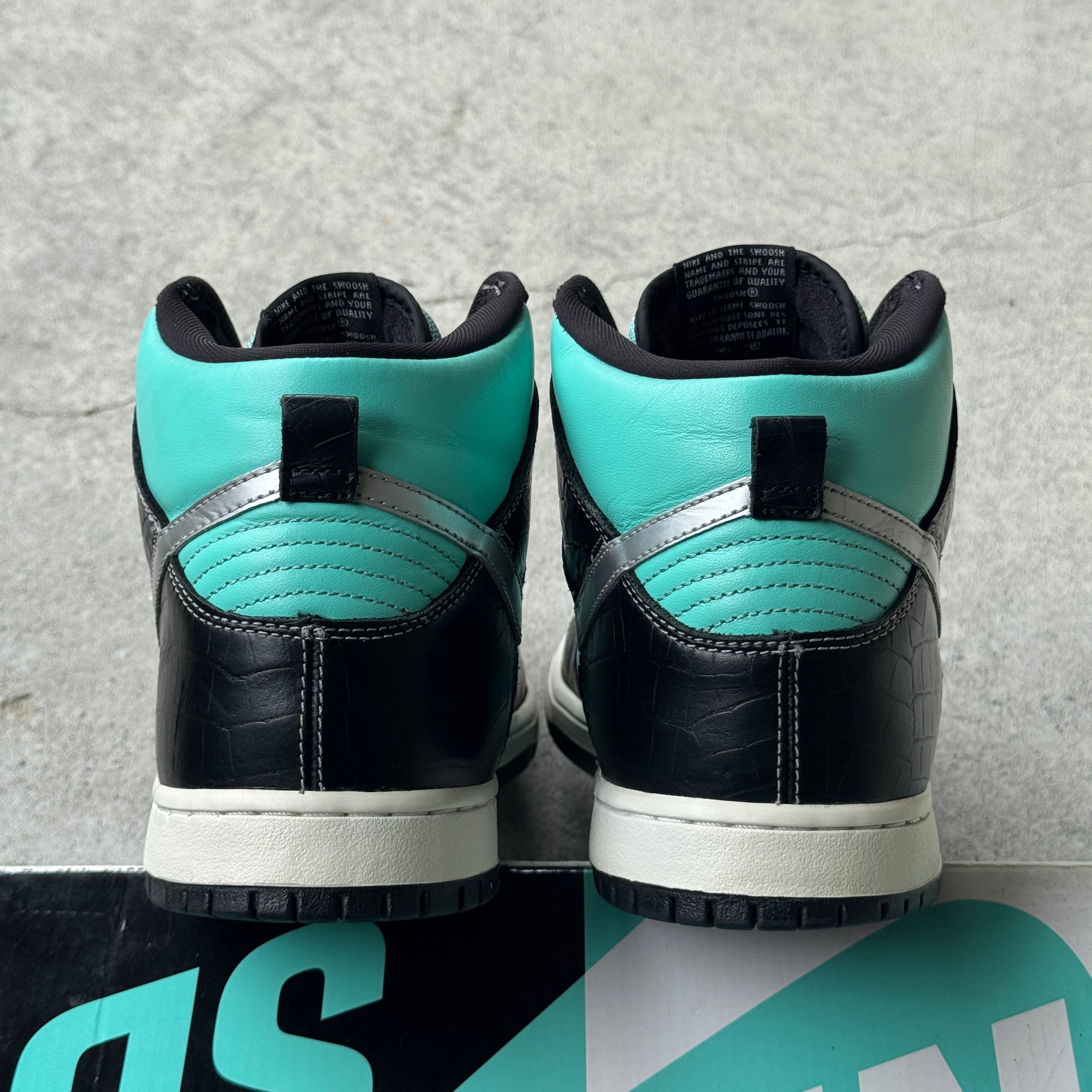 9.5 US - NIKE SB DUNK HIGH TIFFANY W BOX 2014