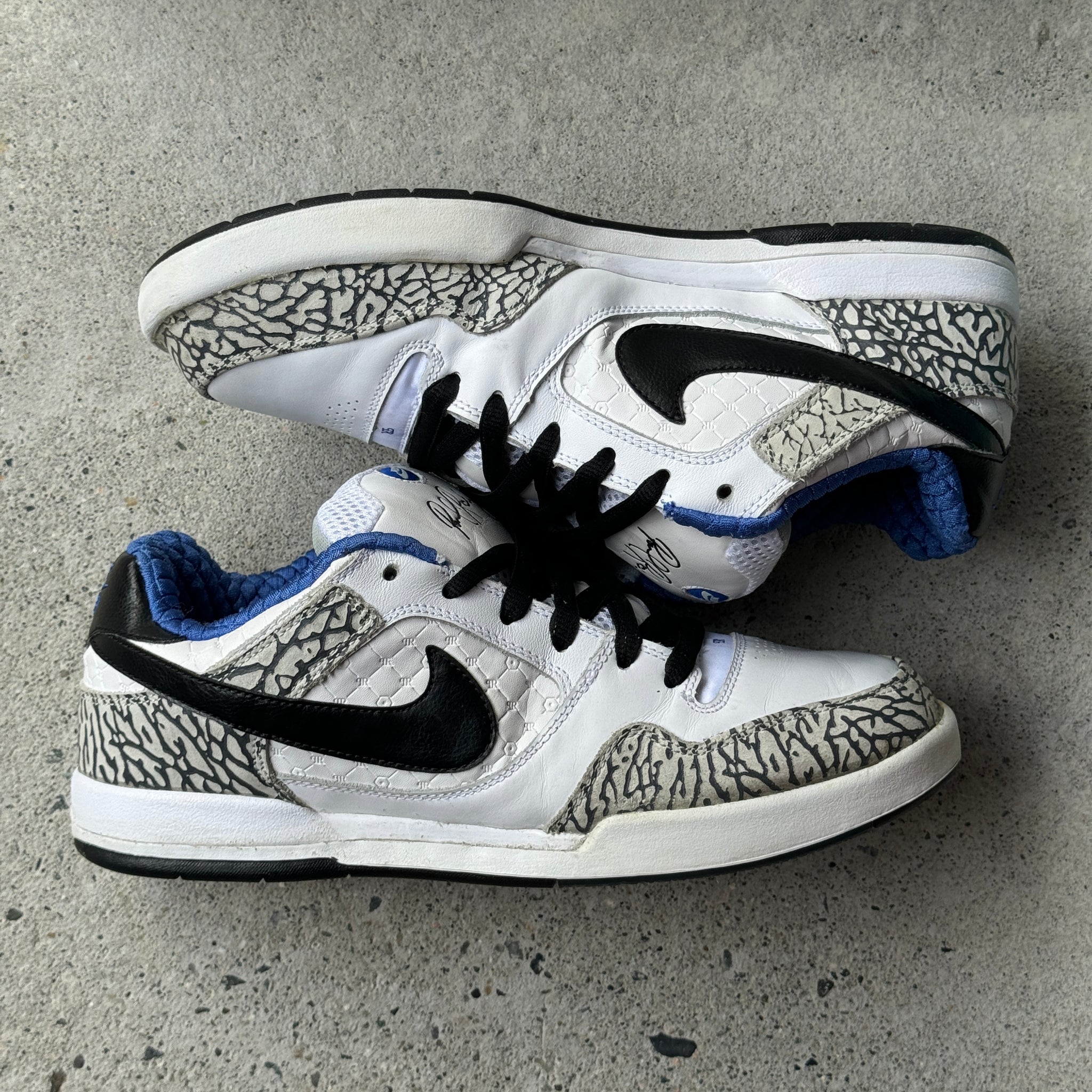 11 US - NIKE SB ZOOM AIR PAUL RODRIGUEZ 2 WHITE CEMENT 2009