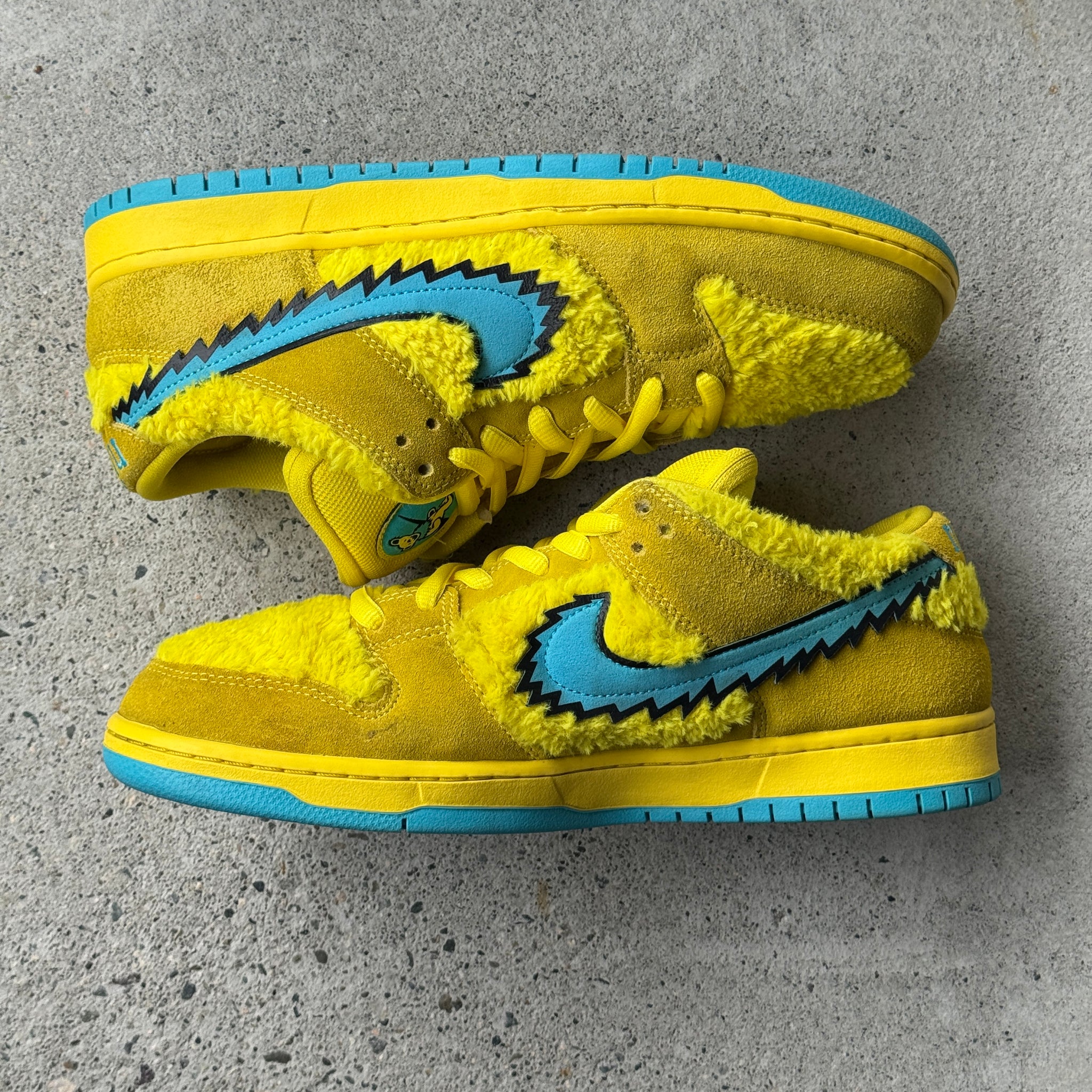 12 US - NIKE SB DUNK LOW GRATEFUL DEAD YELLOW 2020