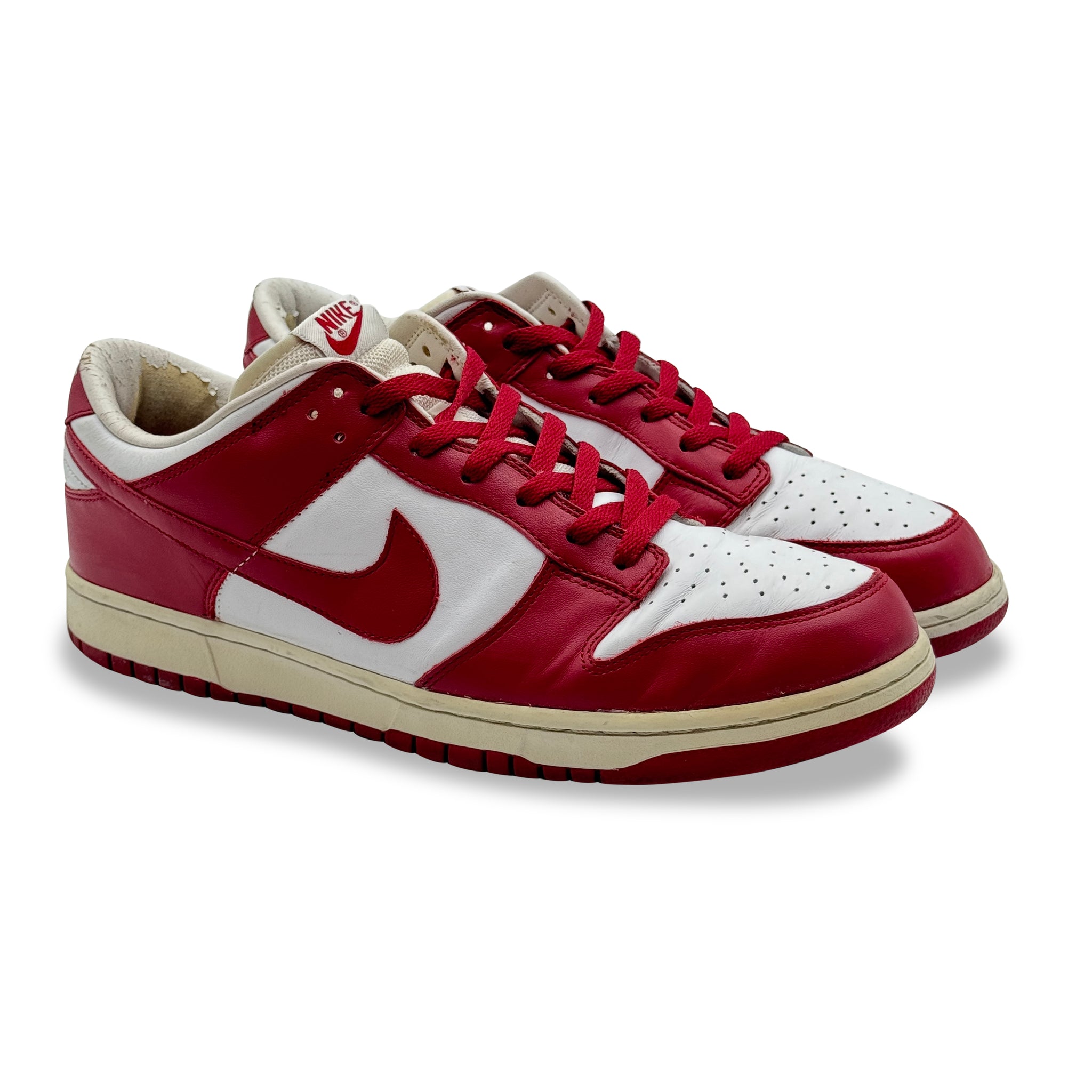 13 US - NIKE DUNK LOW TEAM RED WHITE W BOX 2005