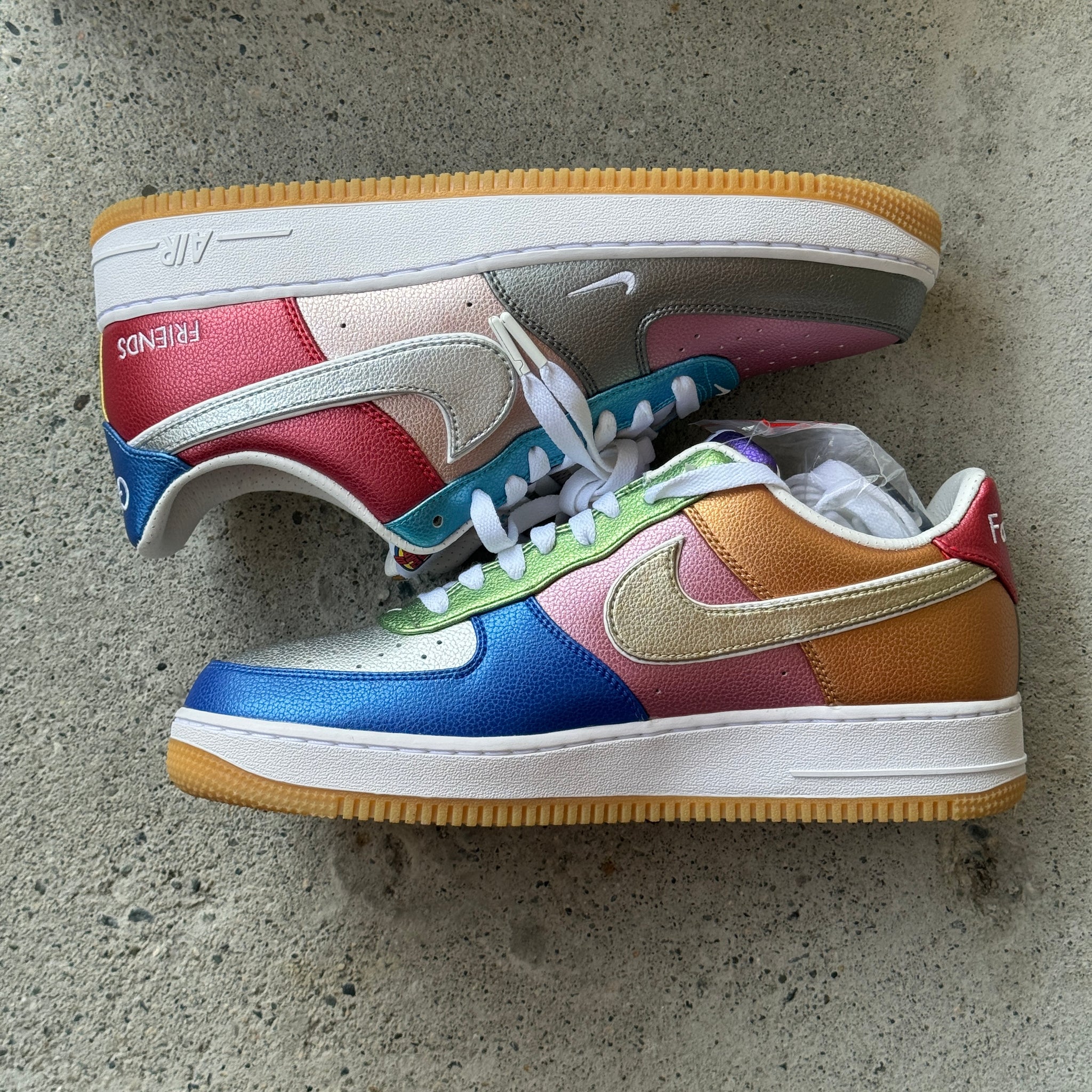 10.5 US - DS NIKE AIR FORCE 1 DJ CLARK KENT "THE LIST" F&F SAMPLE W BOX 2023