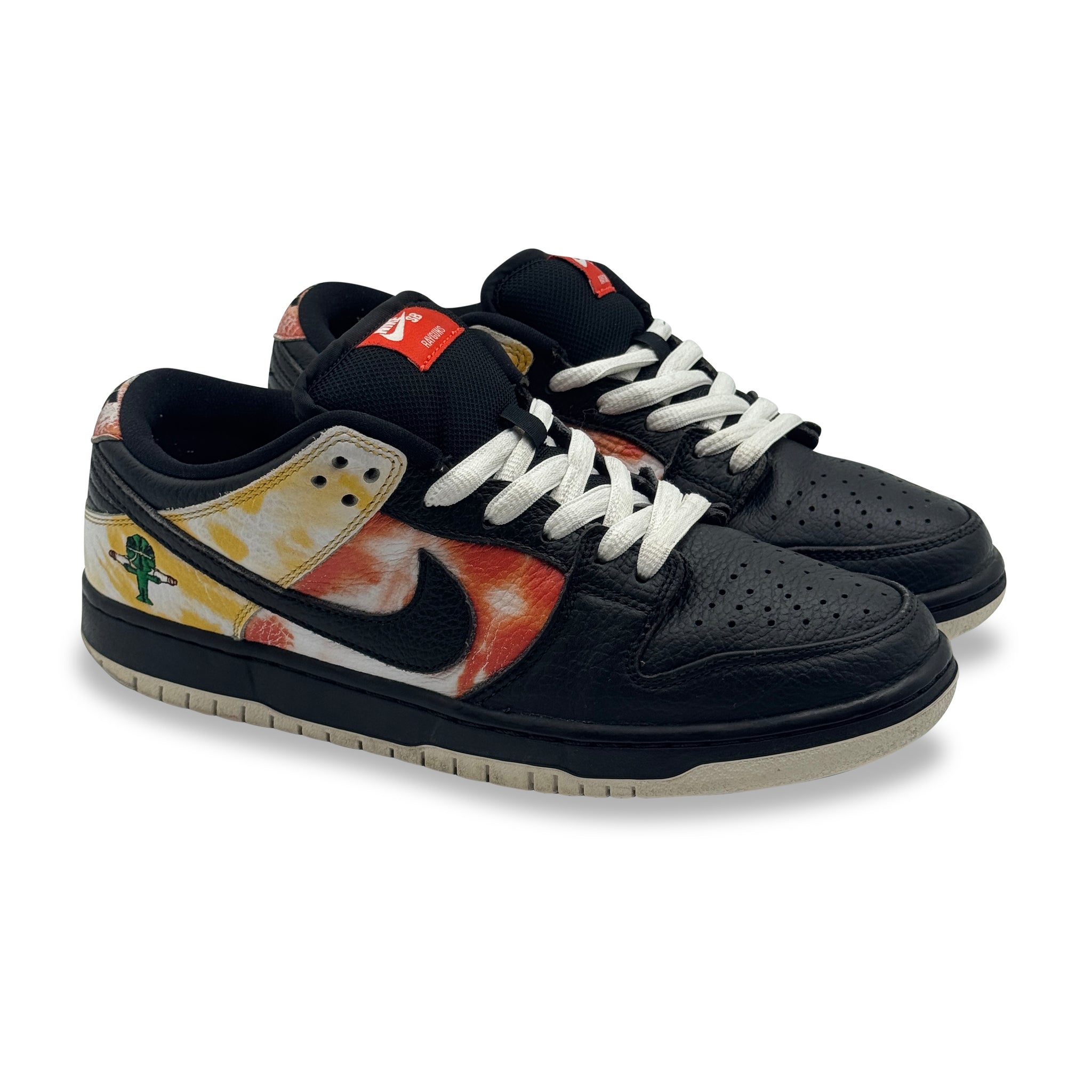 9.5 US - NIKE SB DUNK LOW RAYGUN TIE-DYE BLACK W BOX 2019 – curatedvan