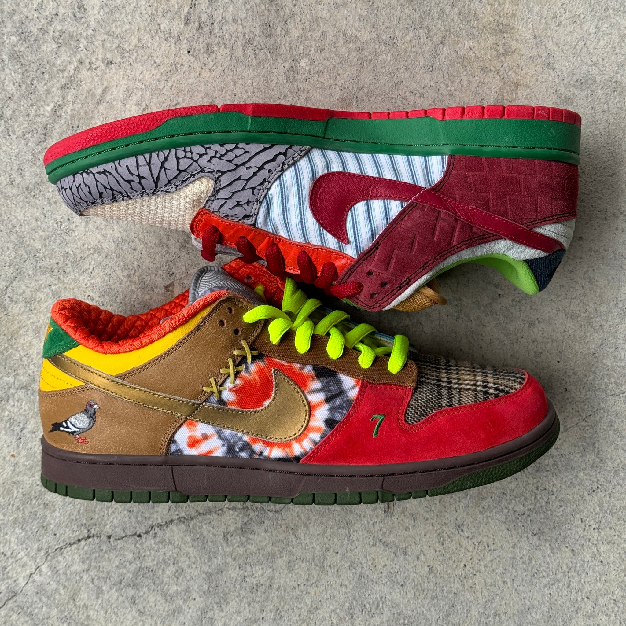 11.5 US - DS NIKE SB DUNK "WHAT THE DUNK" W BOX 2007