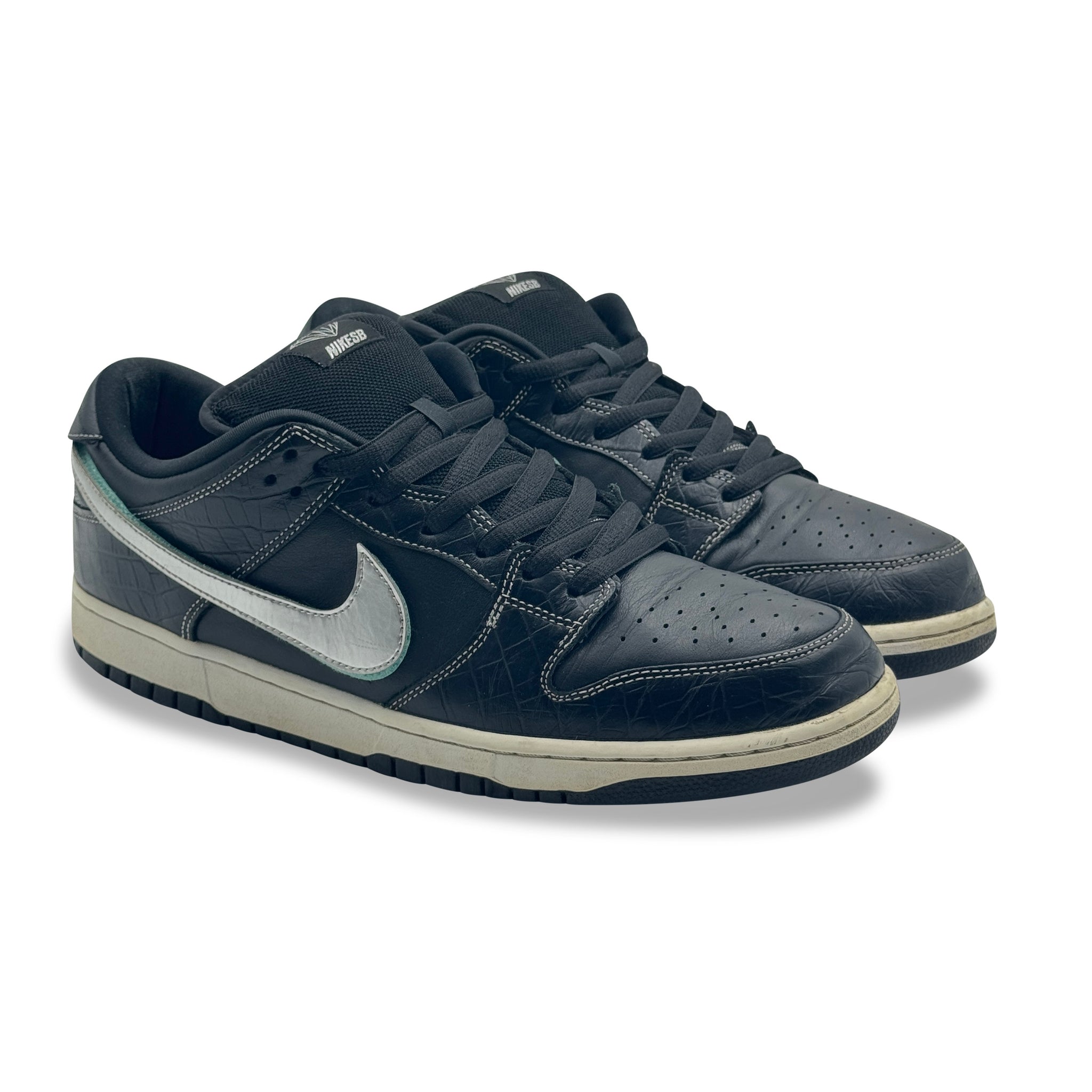 13 US - NIKE SB DUNK LOW BLACK DIAMOND W BOX 2018