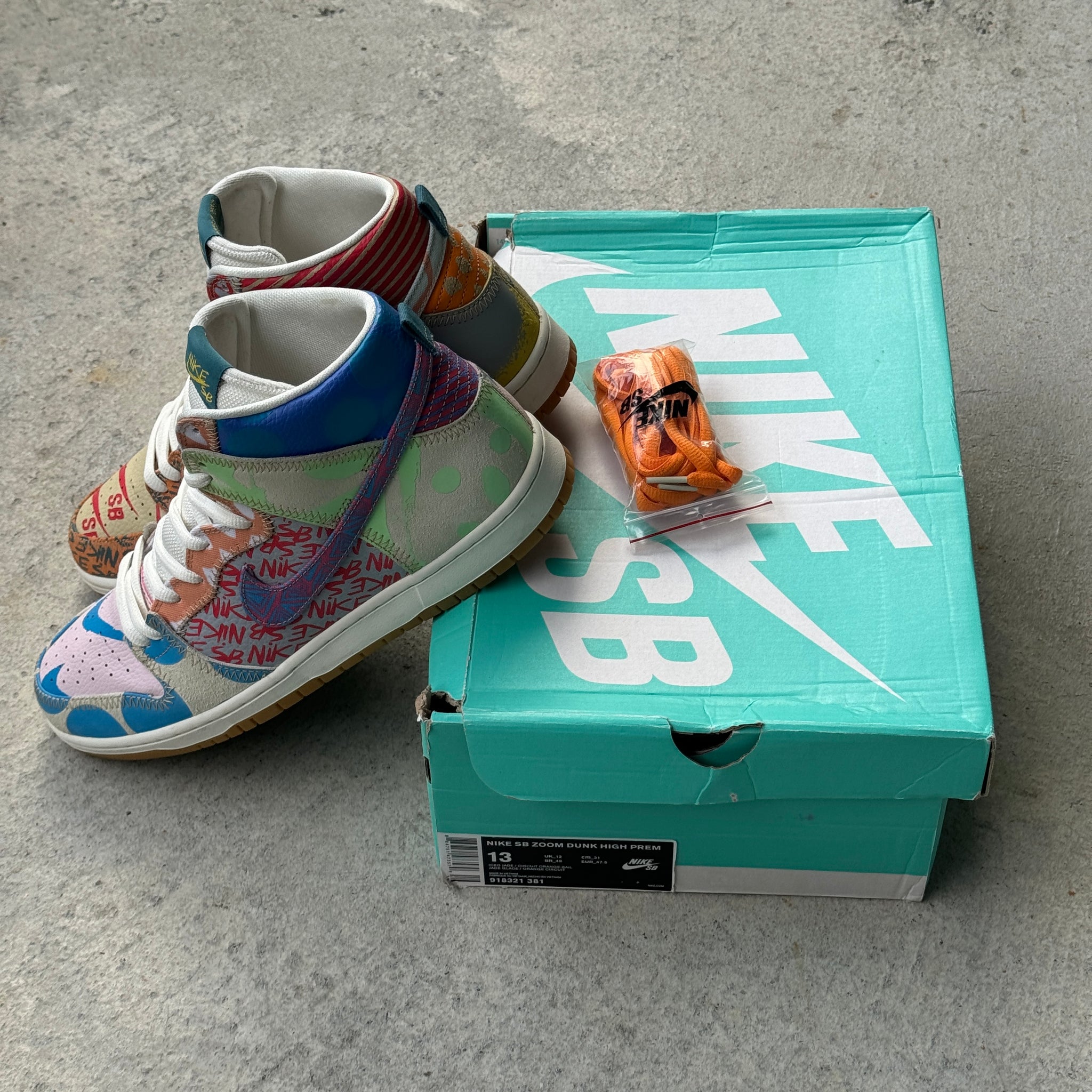 13 US - NIKE SB DUNK HIGH WHAT THE W BOX 2017