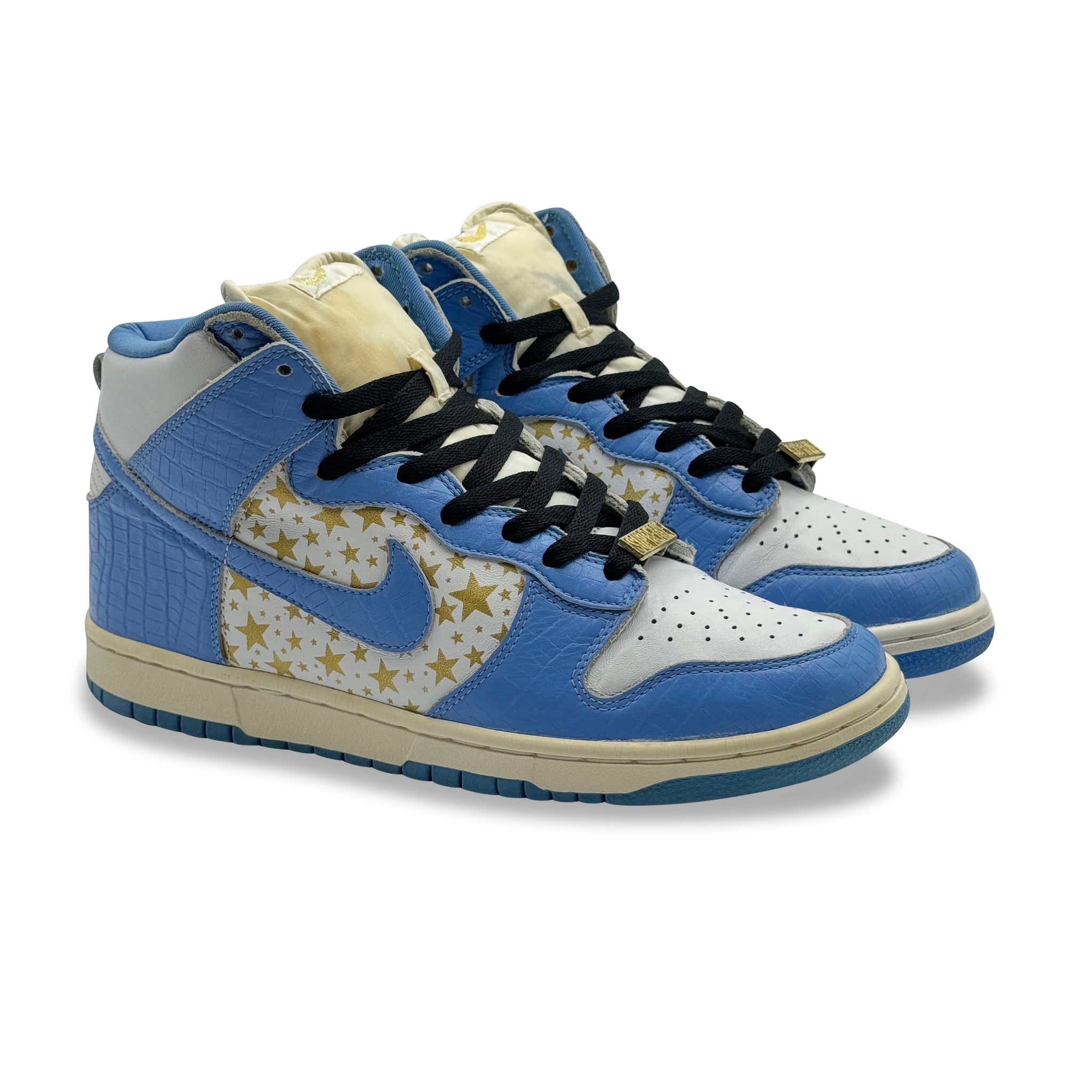 10.5 US - NIKE SB DUNK HIGH SUPREME BLUE STARS W BOX