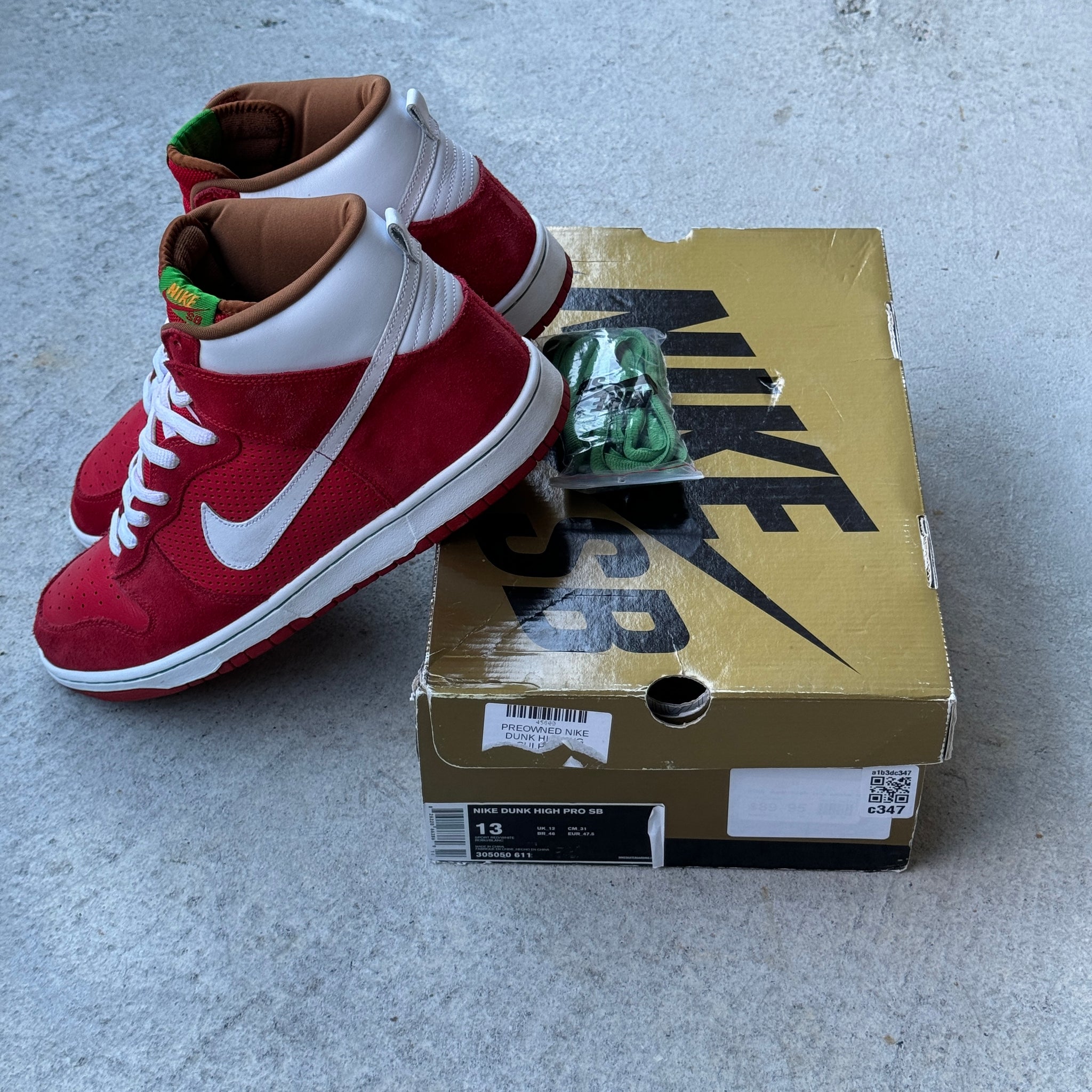 13 US - NIKE SB DUNK HIGH BIG GULP W BOX 2008