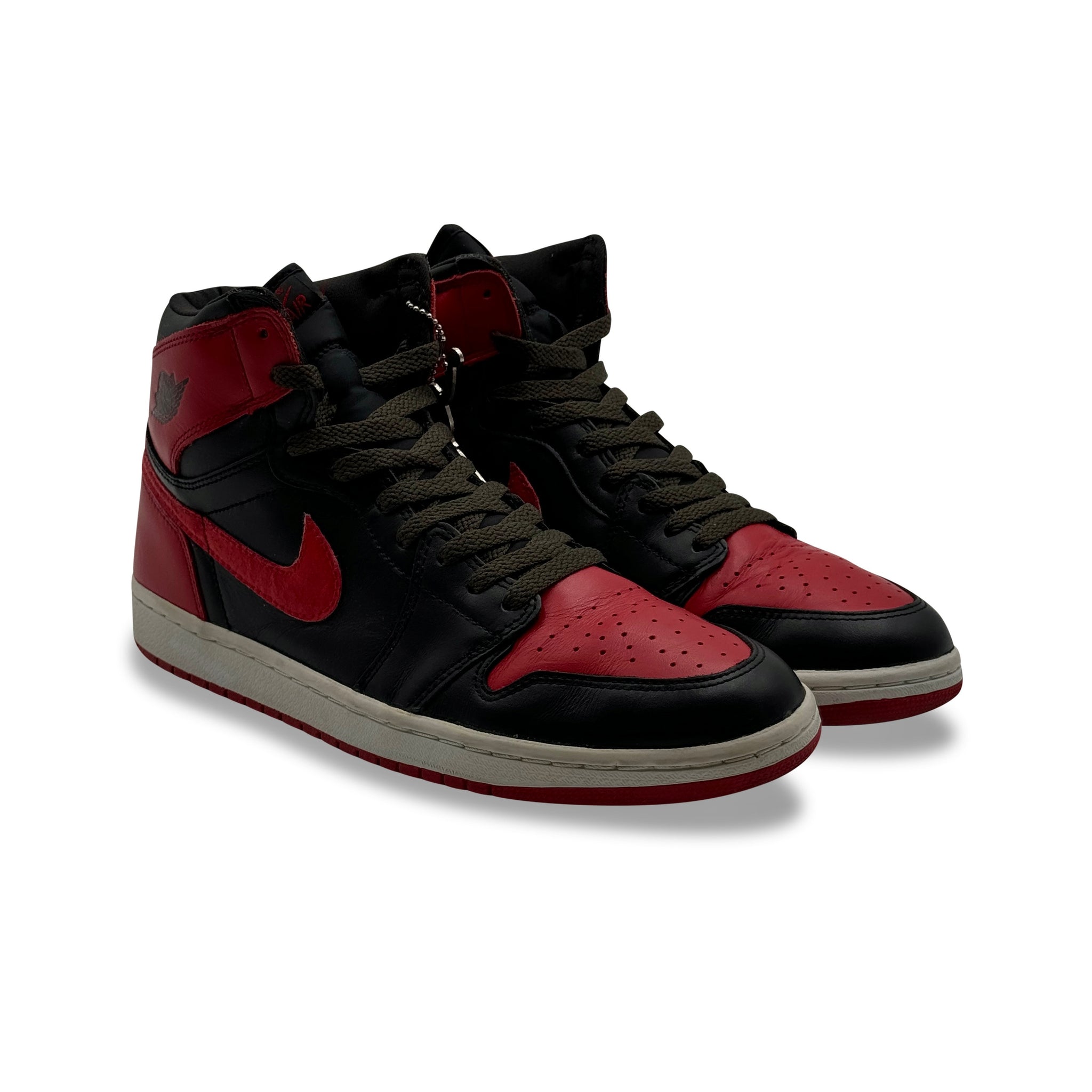 11 US - JORDAN 1 BLACK/RED W BOX 2001