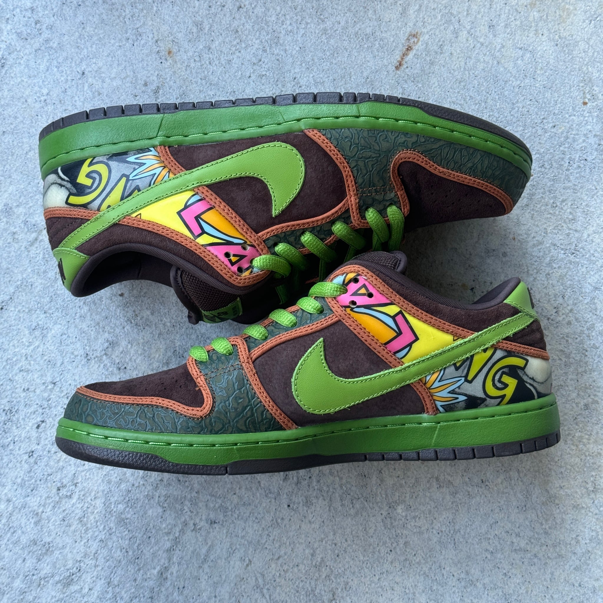 10 US - NIKE SB DUNK LOW DE LA SOUL W BOX 2015