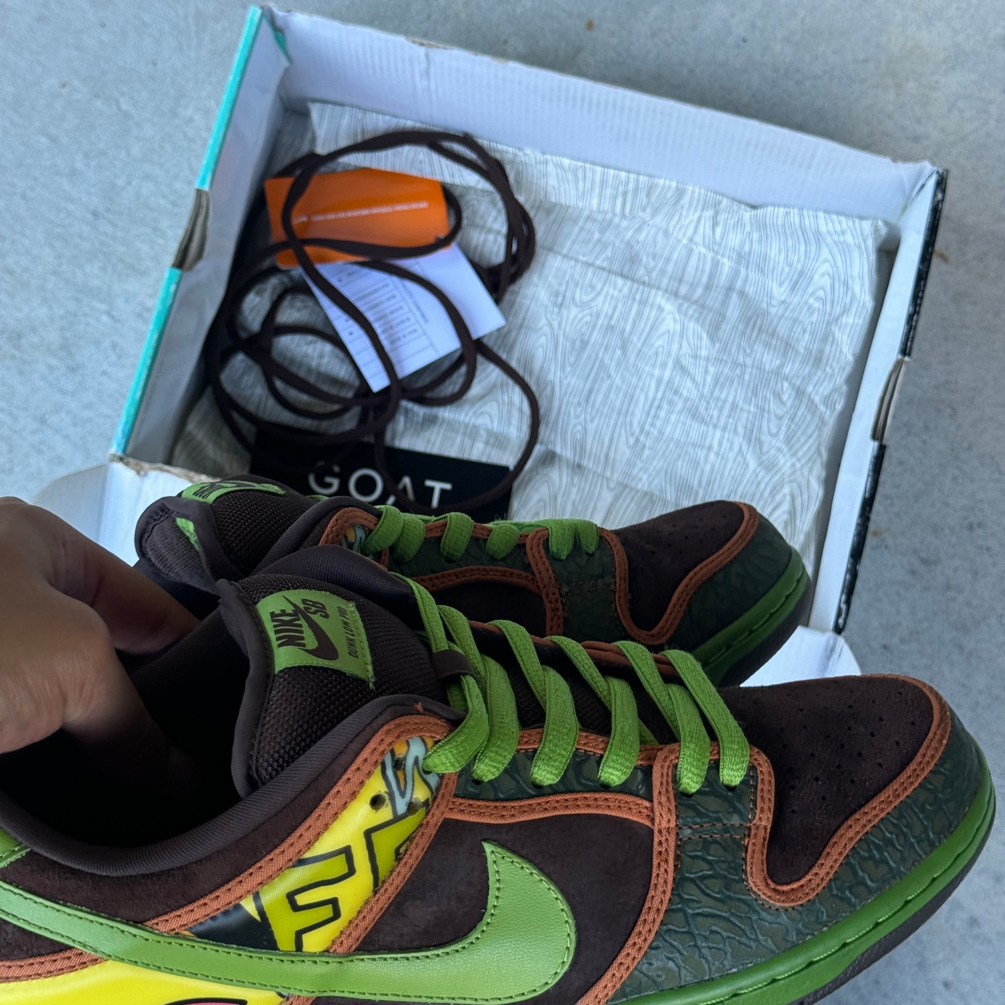 10 US - NIKE SB DUNK LOW DE LA SOUL W BOX 2015