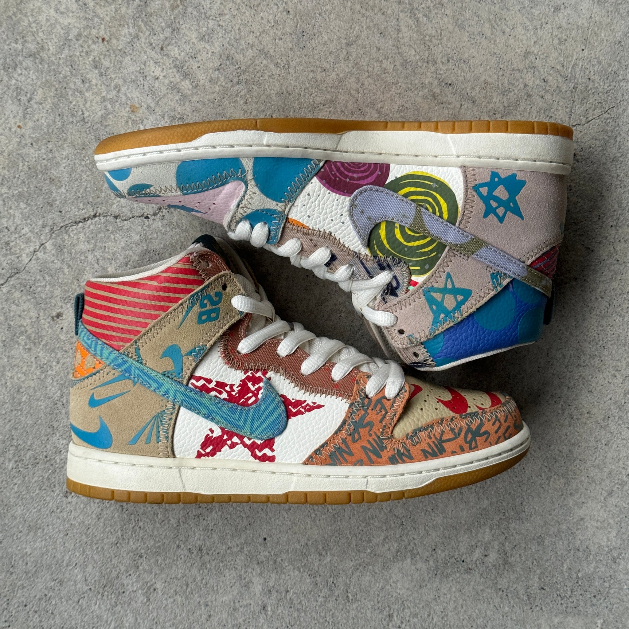 8 US - NIKE SB DUNK HIGH WHAT THE 2017