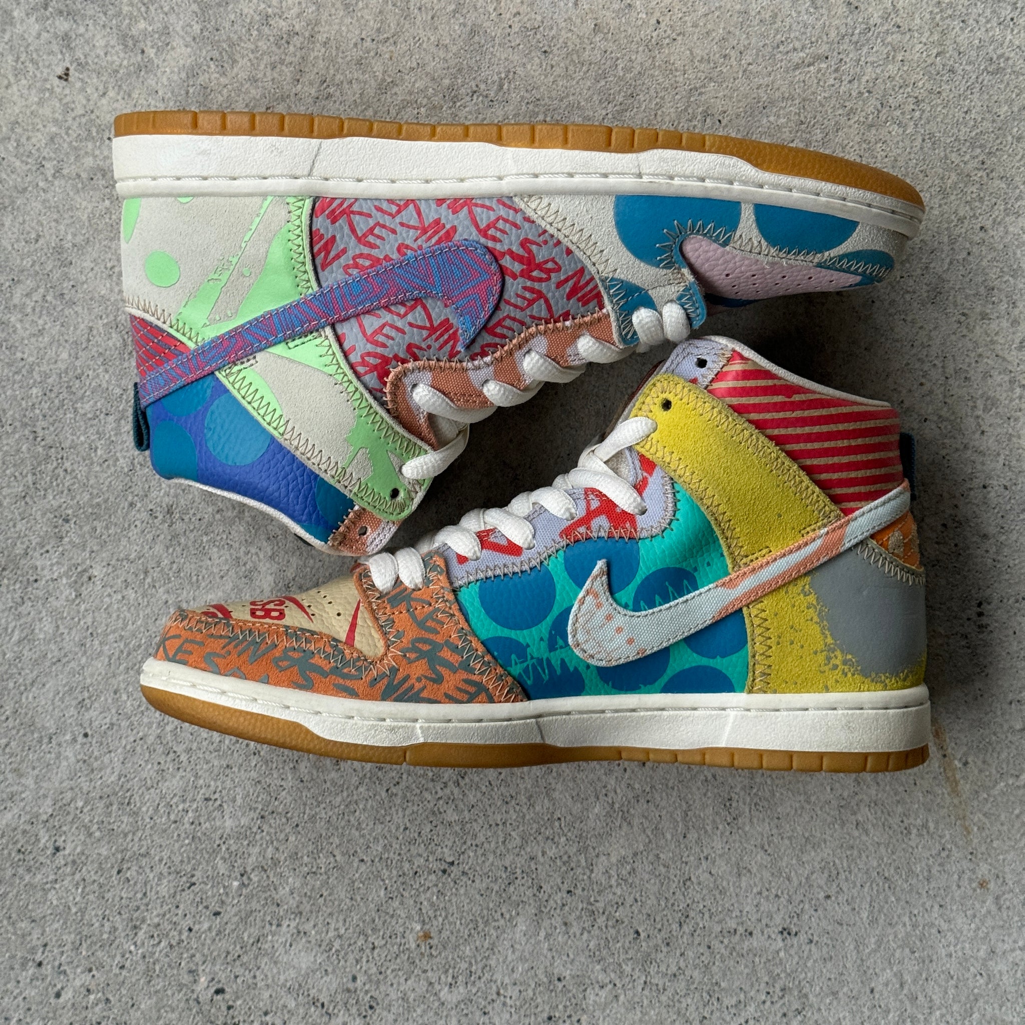 8 US - NIKE SB DUNK HIGH WHAT THE 2017