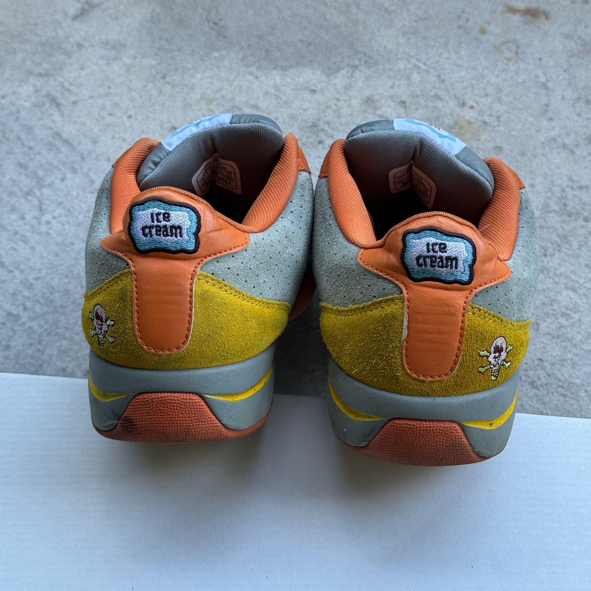 11 US - REEBOK ICECREAM BOARDFLIP 1 GREY/YELLOW 2006