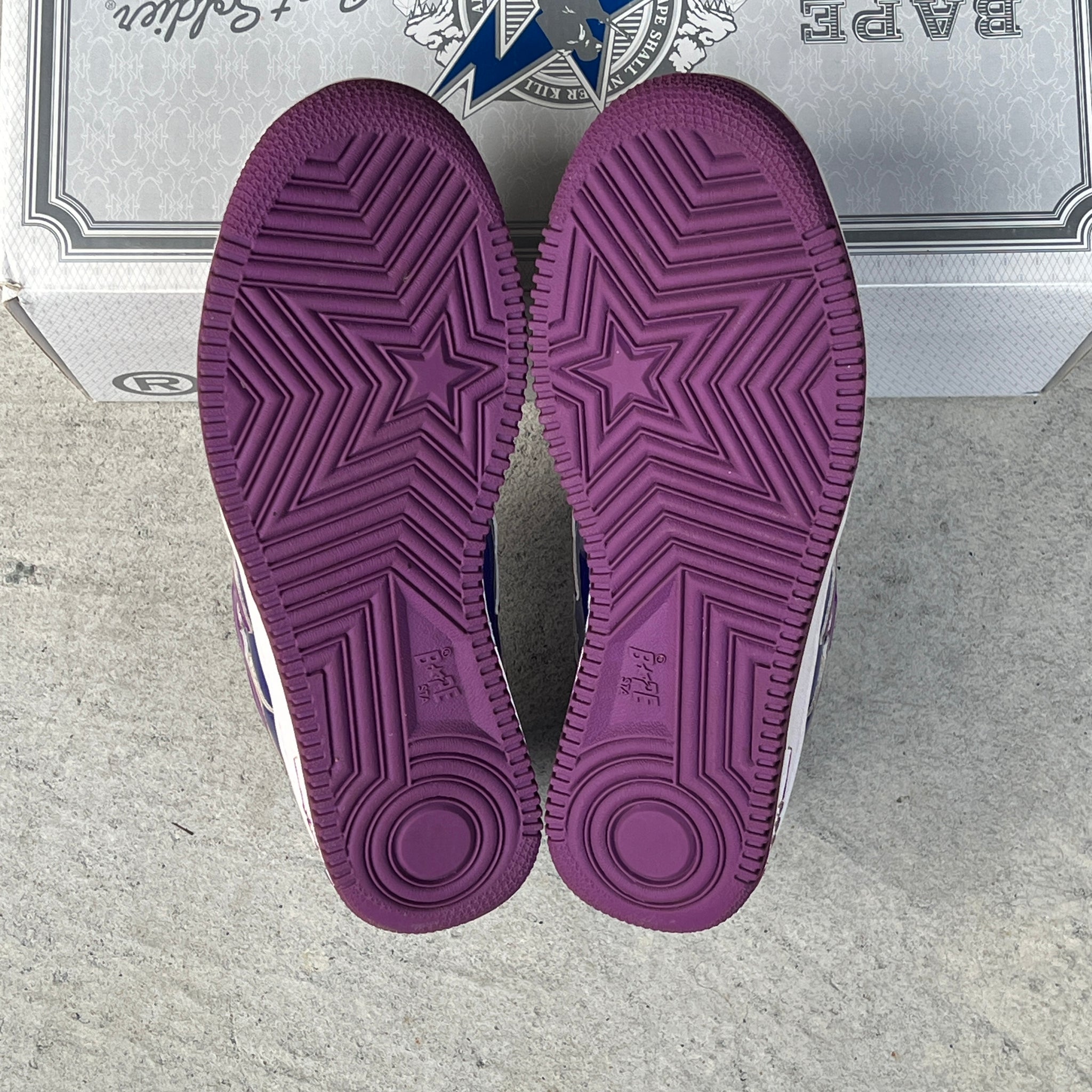 8 US - BAPESTA FS-001 PURPLE W BOX 2006